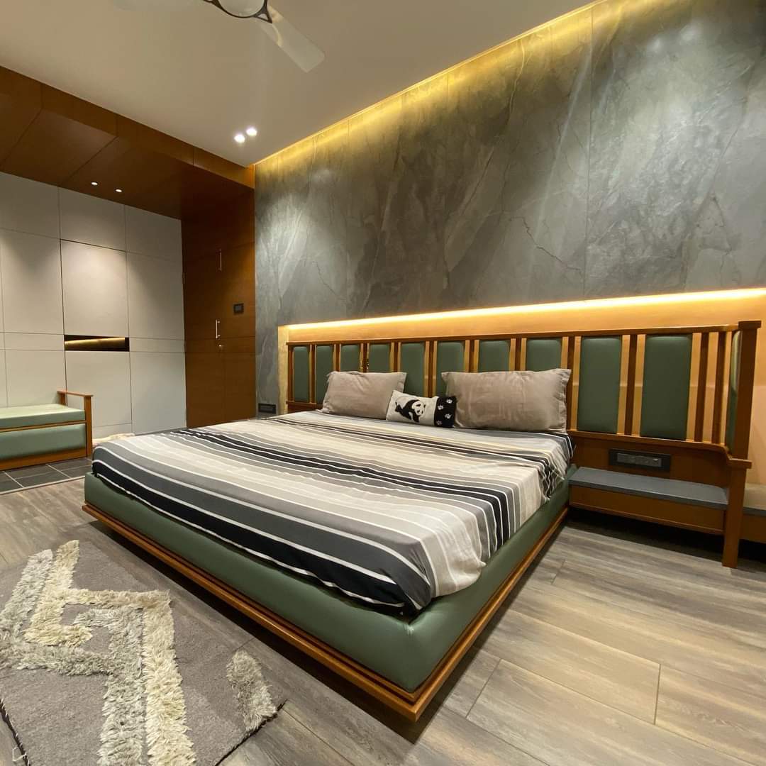 Vishal Residence bedroom 3 interior